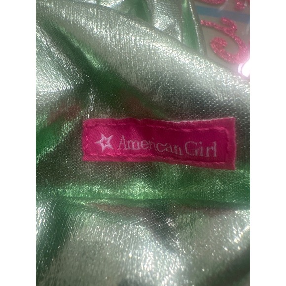 American Girl Butterfly Backpack Green Metallic Cute Kids Girls - Picture 4 of 6